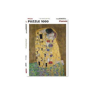 Piatnik Puzzle 5575 - Der Kuss, Metalic - Puzzle, 1000 Teile, 1000 Puzzleteile
