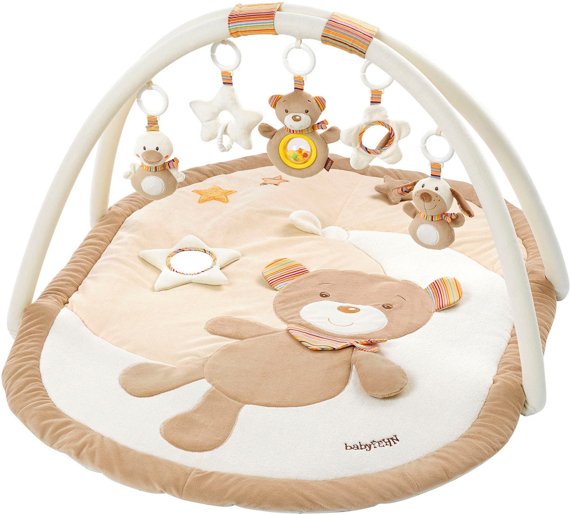 FEHN Spielbogen Rainbow, 3-D-Activity-Decke mit Krabbeldecke mehr