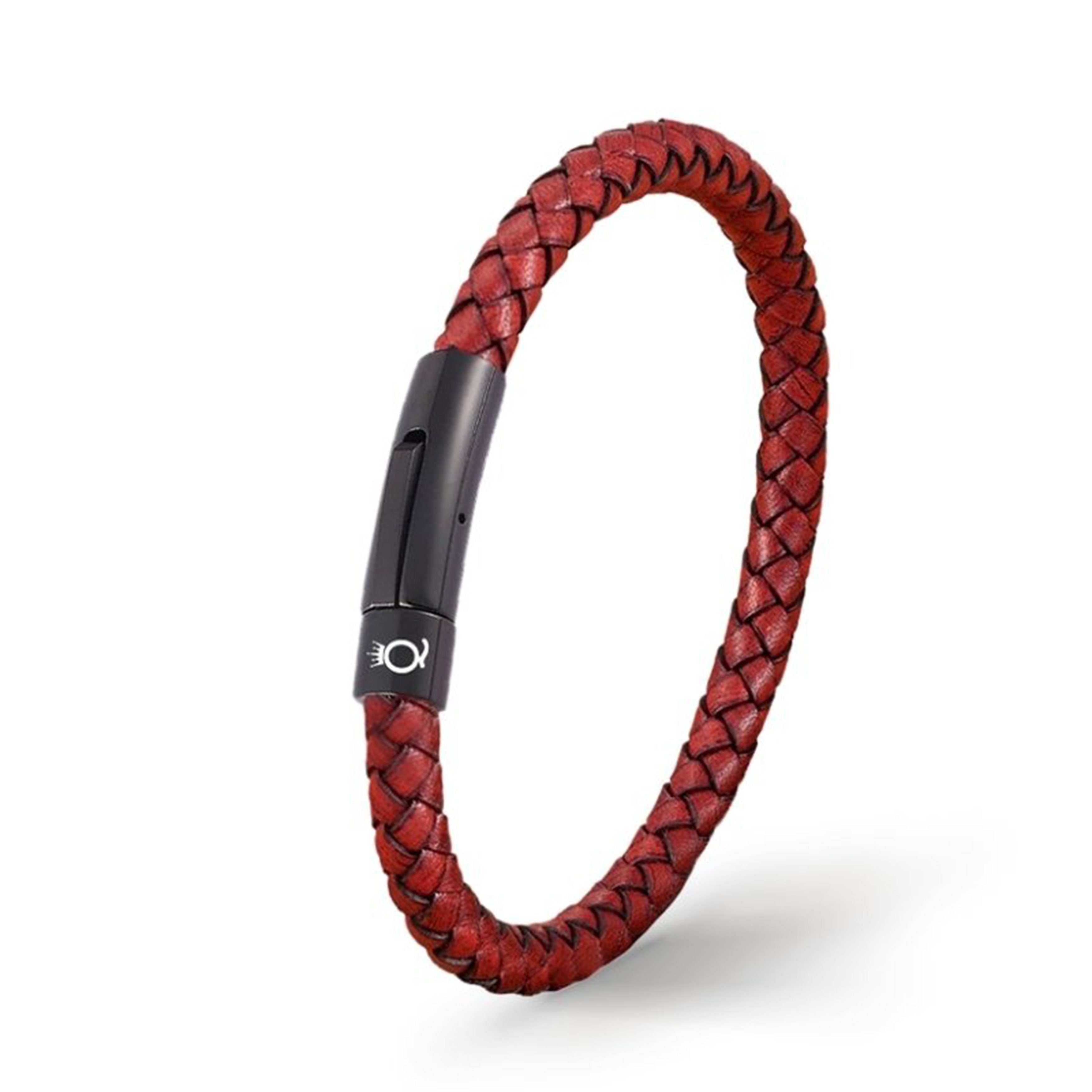 UNIQAL.de Lederarmband Lederarmband Herren "SIMPLE" Geflochten, günstig online kaufen