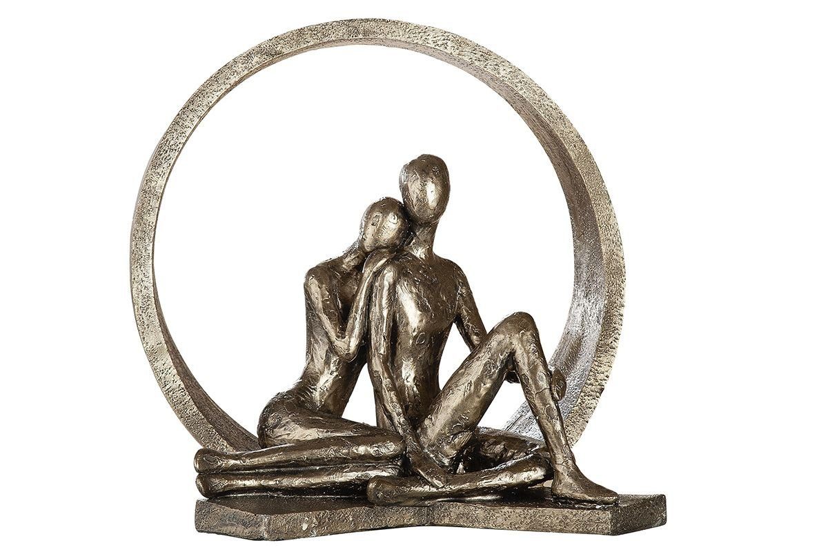 - perfekte Roma Skulptur für verliebte "Vertrautheit" Dekoobjekt Geschenkidee GILDE Die