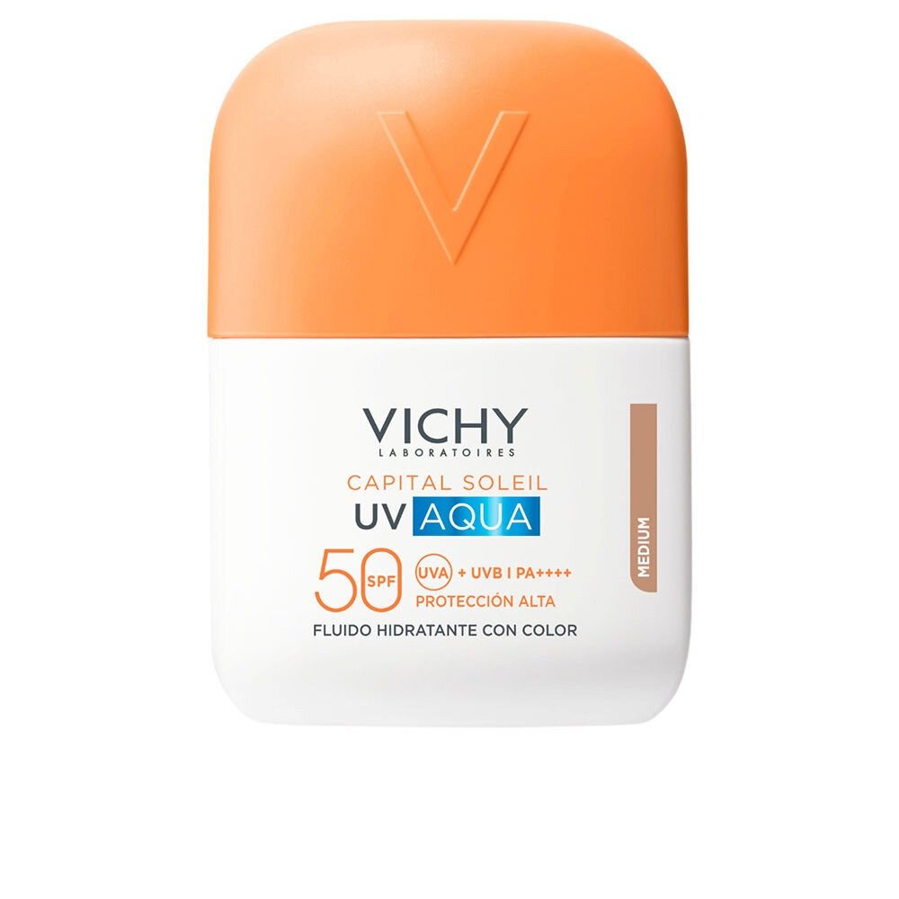 Vichy Sonnenschutzfluid CAPITAL SOLEIL UV AQUA Feuchtigkeitsfluid mit Farbe SPF50 #Medium