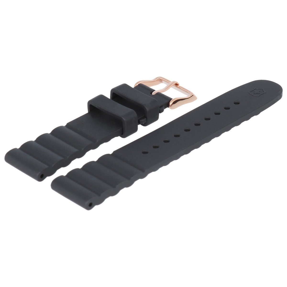 Victorinox Uhrenarmband 18mm Kunststoff Schwarz 005490.1