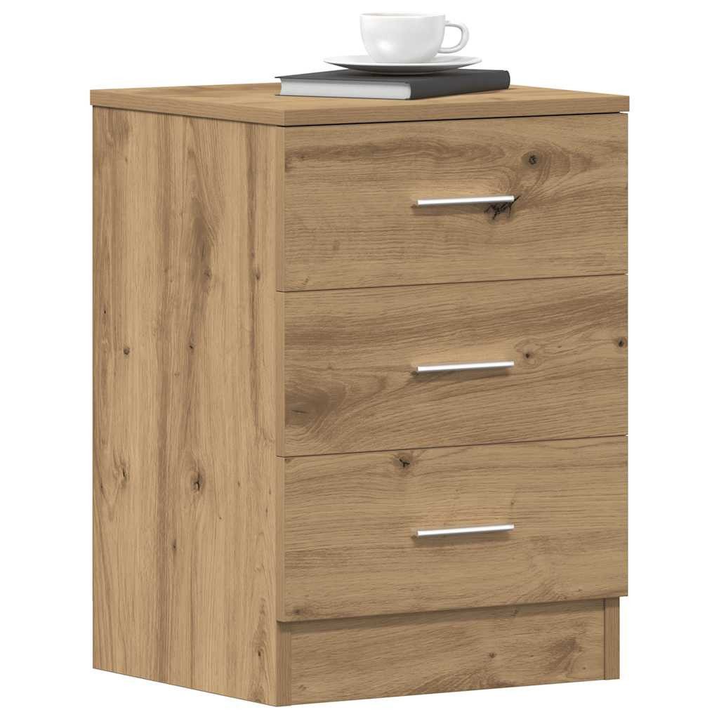 vidaXL Nachttisch, Nachttisch Artisan-Eiche 38x35x55 cm günstig online kaufen