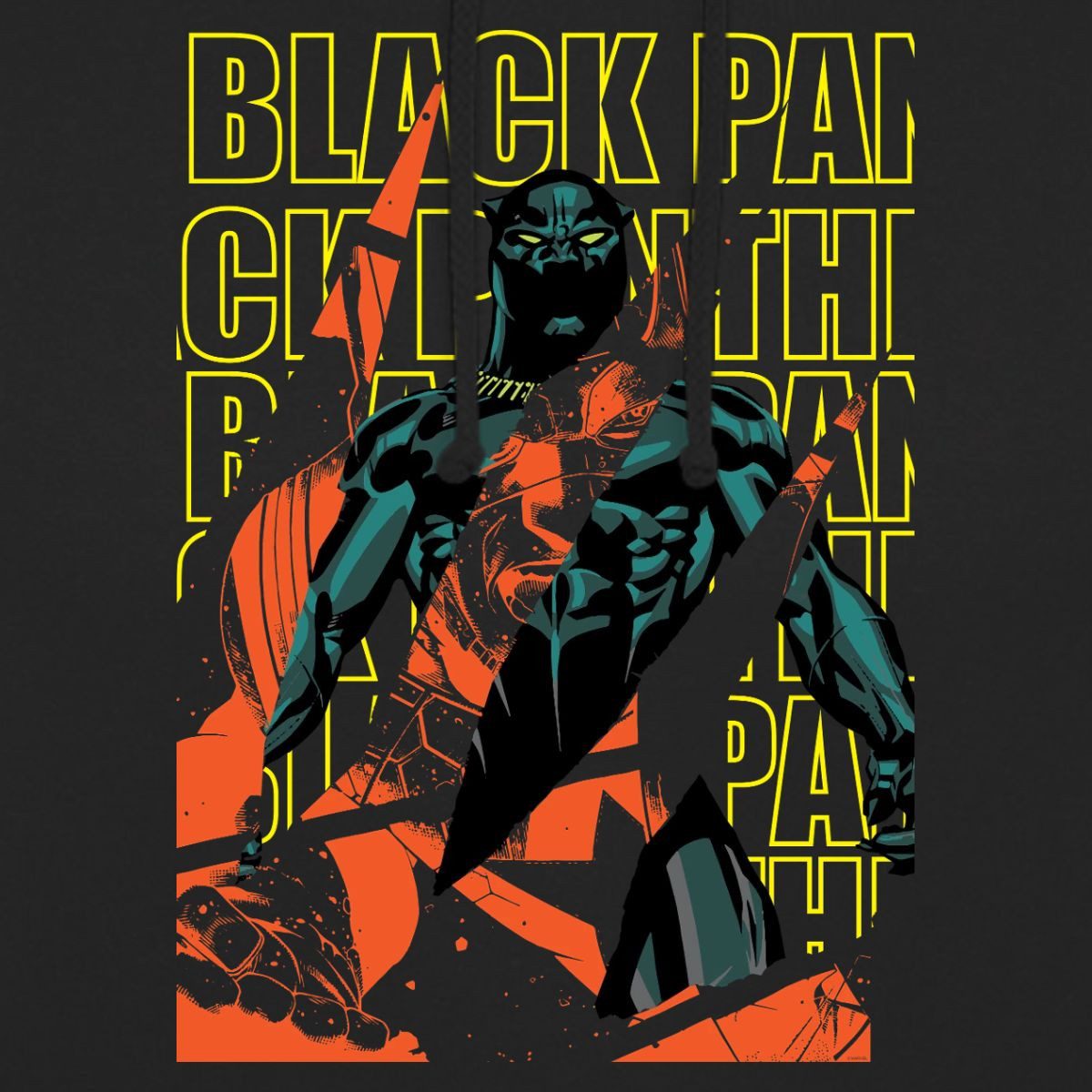 Spreadshirt Hoodie Avengers Superheld Black Panther Unisex Hoodie (1-tlg)