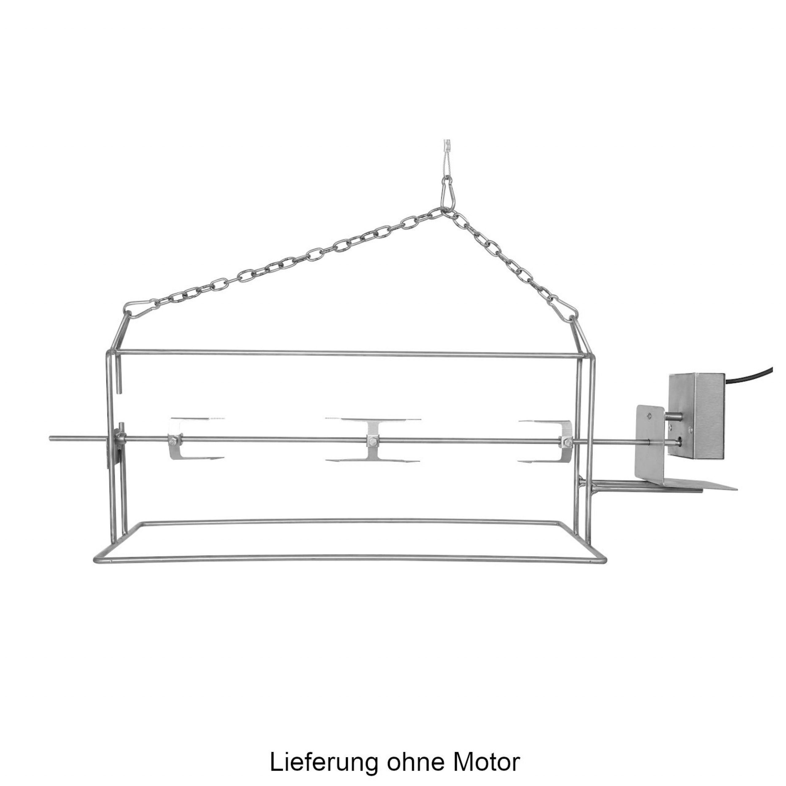 Schneider Grillgeräte GmbH & Co.KG Feuerstelle Schneider Rollbräter für Schwenkgrill 70 cm Drehspieß Schwenker