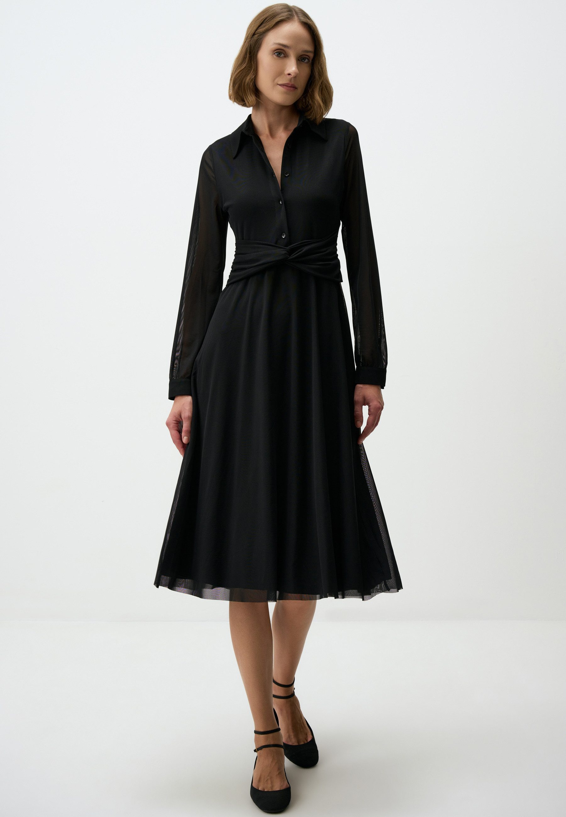 Minikleid Elegantes Kleid Mit Gedrehter Taille