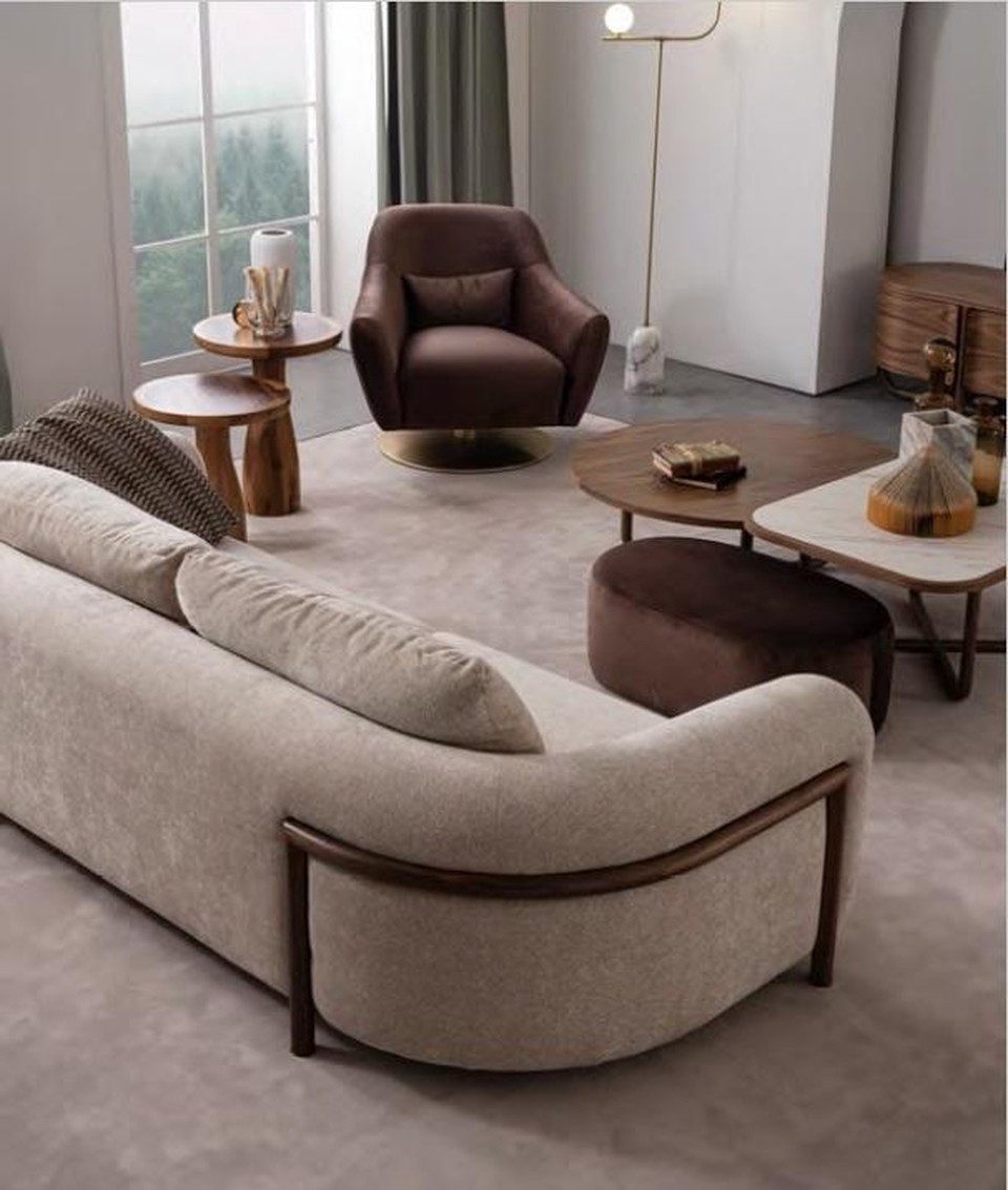Xlmoebel Loungesessel Brauner Luxus Lounge mit modernem Design für Ihr Wohnzimmer (1-St., 1-Sitzer), Made in Europa