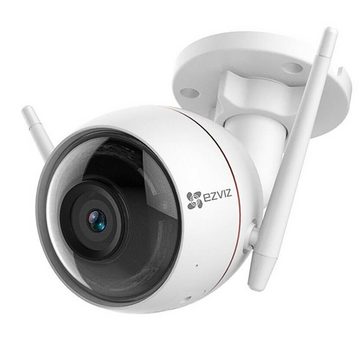 EZVIZ C3W Pro 2 MP 1080p Full HD Netzwerk WLAN Wetterfeste Überwachungskamera (Außenbereich, Innenbereich, Nachtsicht in Farbe, Zwei-Wege-Audio, Aktive Verteidigung mit Licht und Ton, H.265-Videokomprimierung, integrierter Speicherkartenslot bis zu 256 GB)