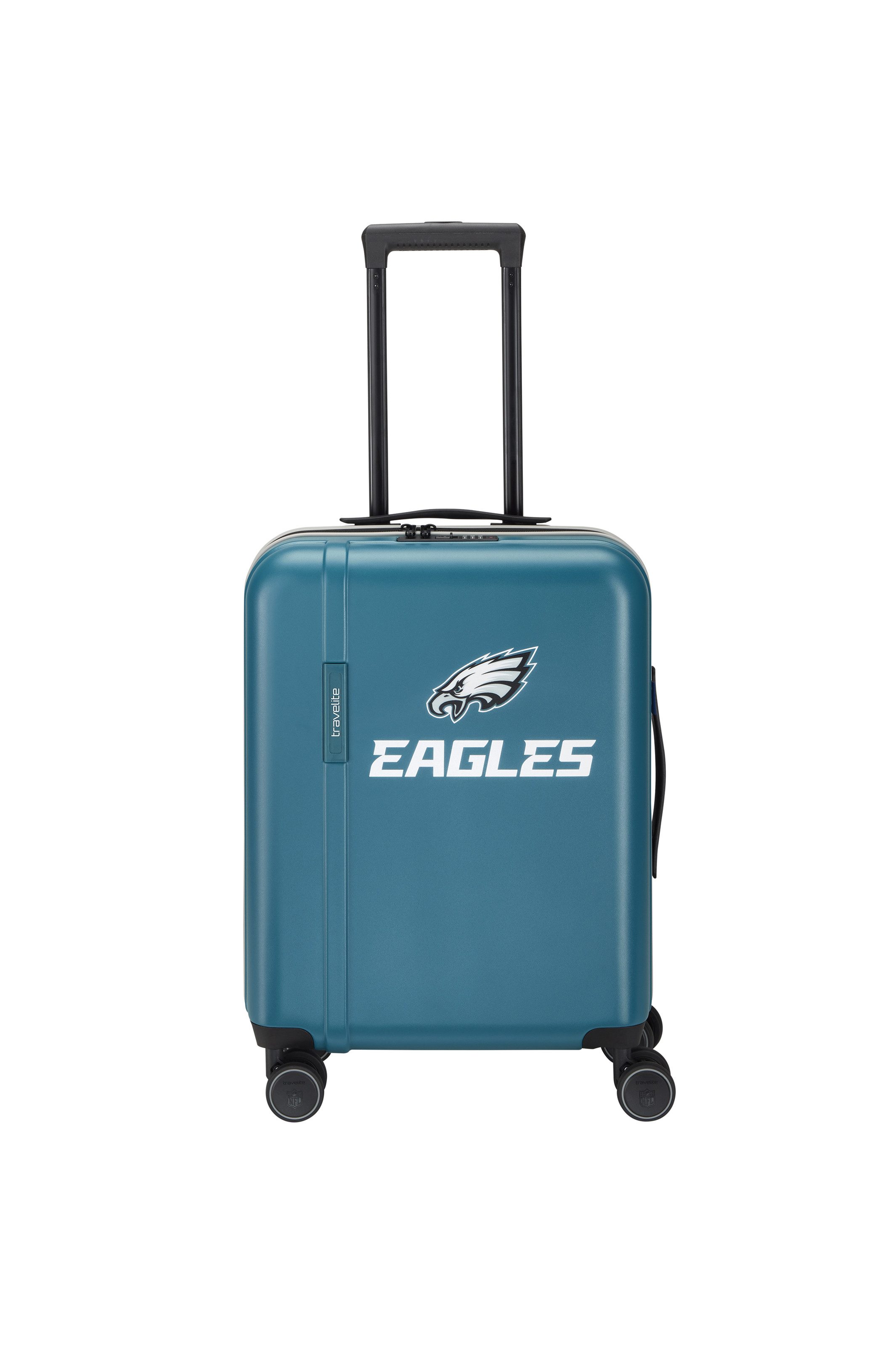 travelite Trolley travelite x NFL Koffer Hartschale, 4 Rollen, Unisex Koffer, TSA-Schloss, 4 Doppelrollen, offizielles NFL-Teamdesign