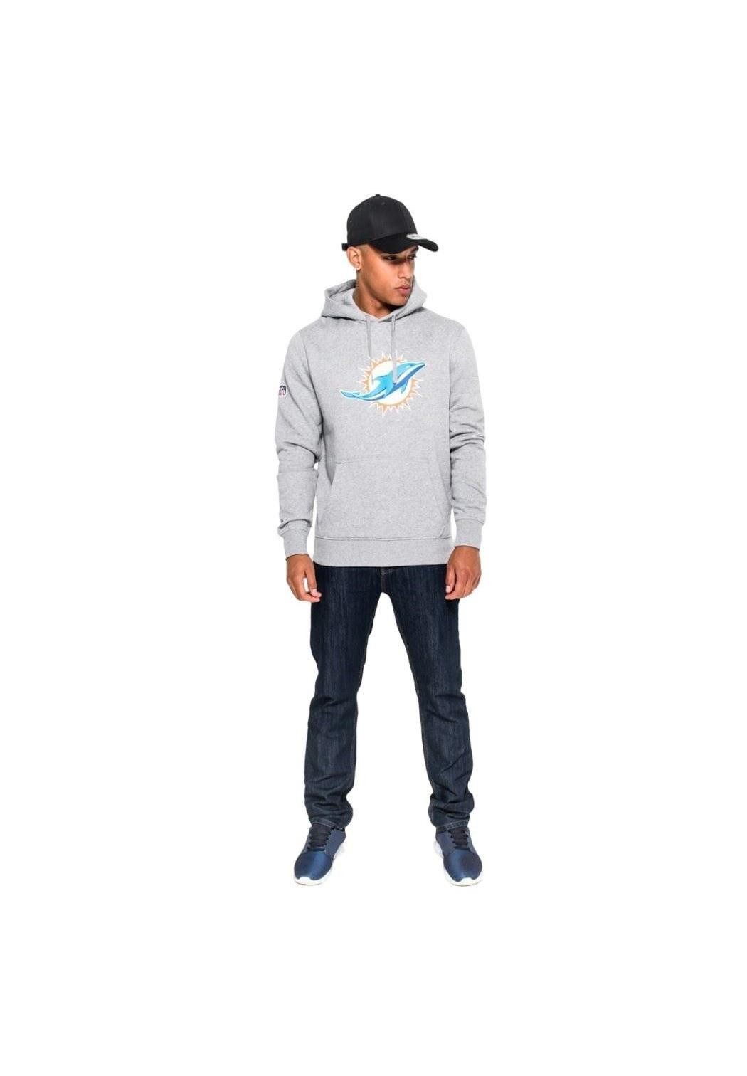 New Era Hoodie Miami Dolphins NFL Team Logo Hoody Grau Kapuzenpullover New Era (1-tlg)