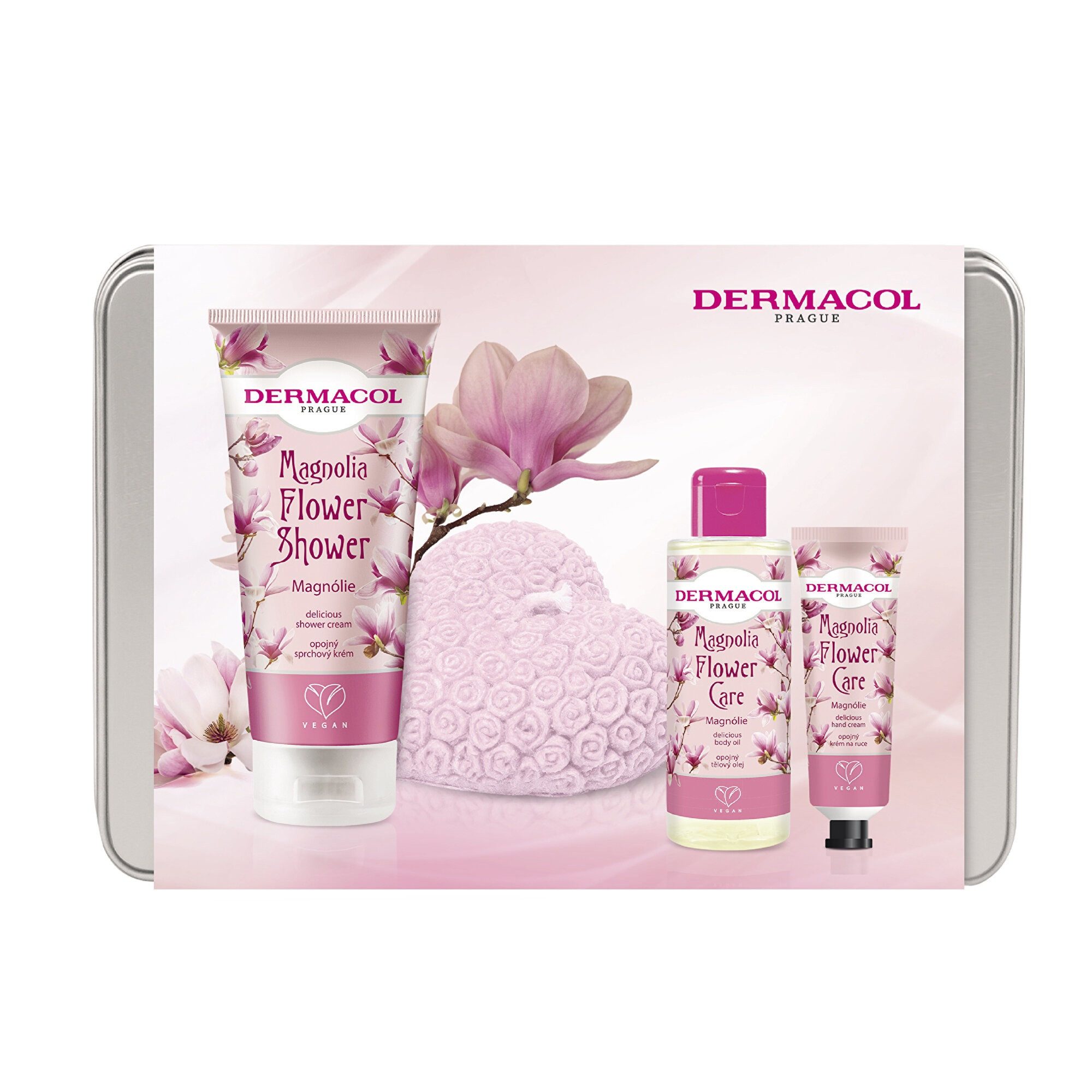 Dermacol Hautreinigungs-Set Geschenkset Magnolia Flower Care II.