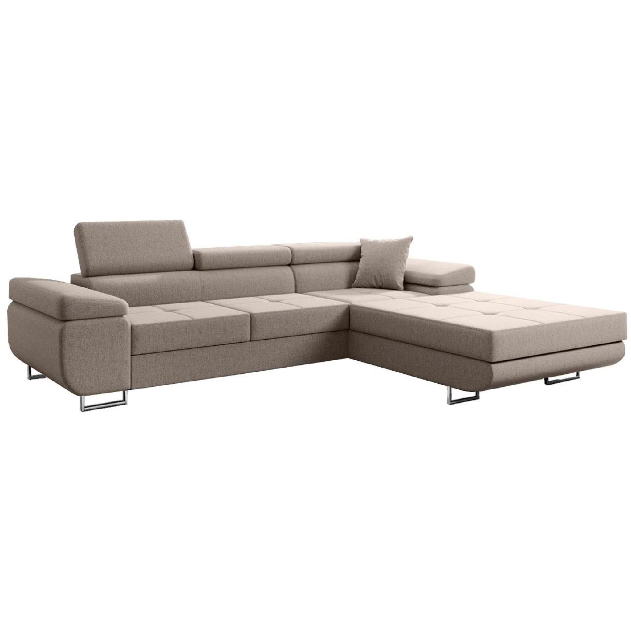 Beautysofa Ecksofa Alons mit Schlaffunktion auf günstig online kaufen