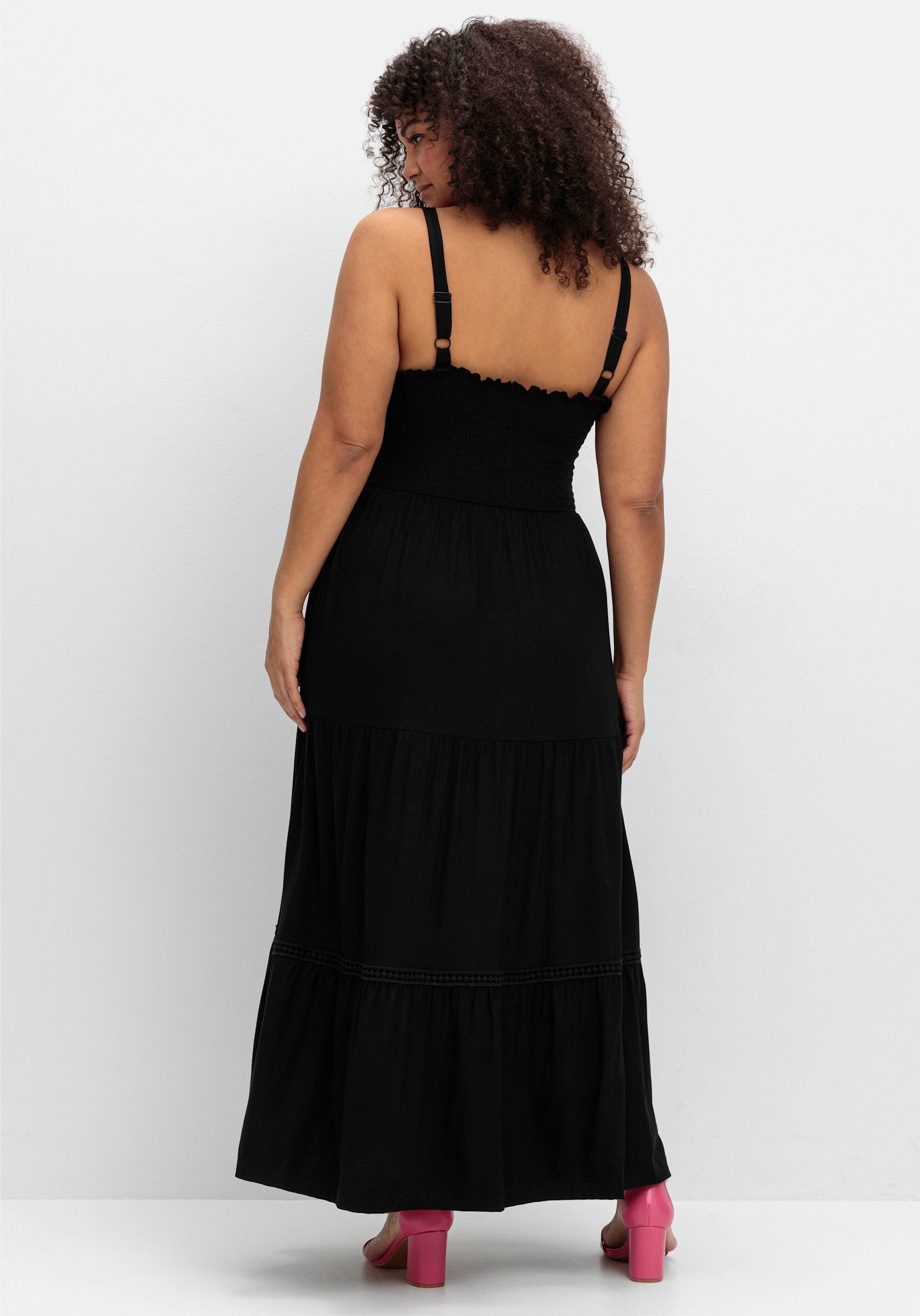 Sheego Jerseykleid Maxikleid günstig online kaufen