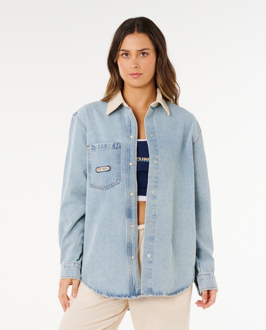 Rip Curl Jeanshemd Surf Side Relaxed Denim Hemd