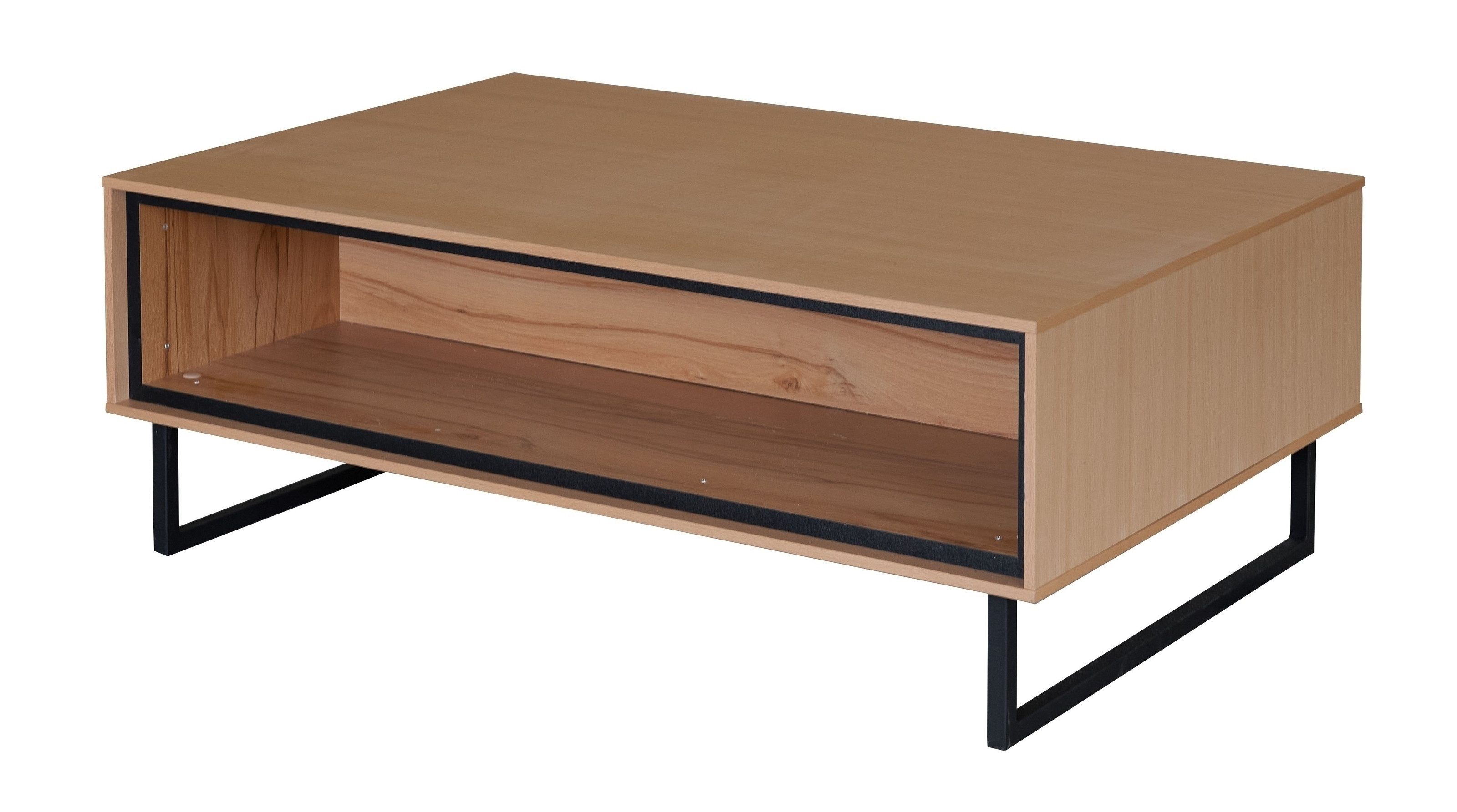 freiraum Couchtisch Brest, in Buche, Teil-massivholz - 110x40x70cm (BxHxT)