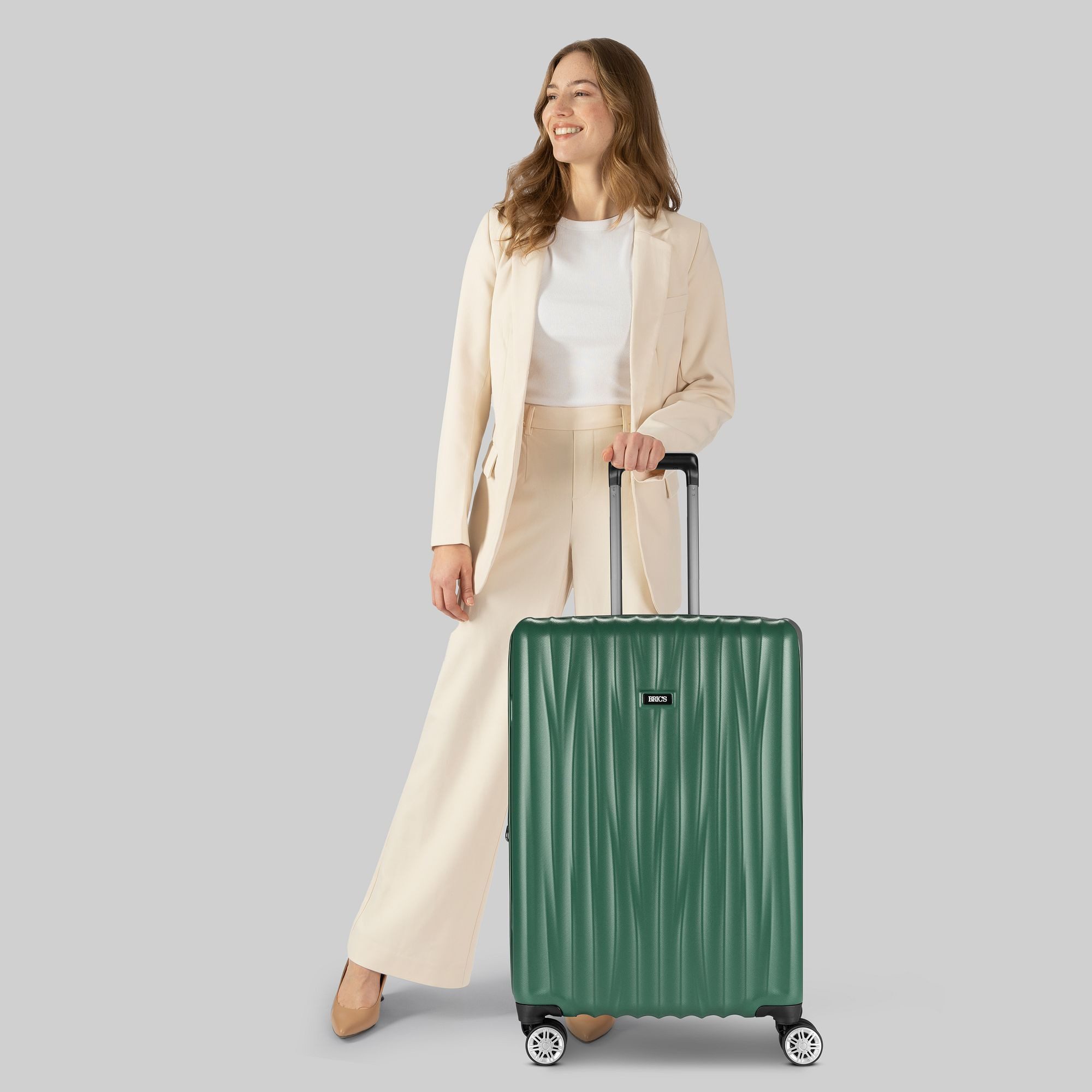 Bric's Hartschalen-Trolley Cervia 2.0, 4 Rollen, Polypropylen