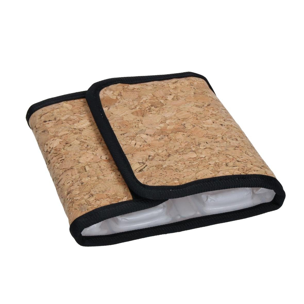 elasto Kühlakku Kühlmanschette "Kork" klein natur