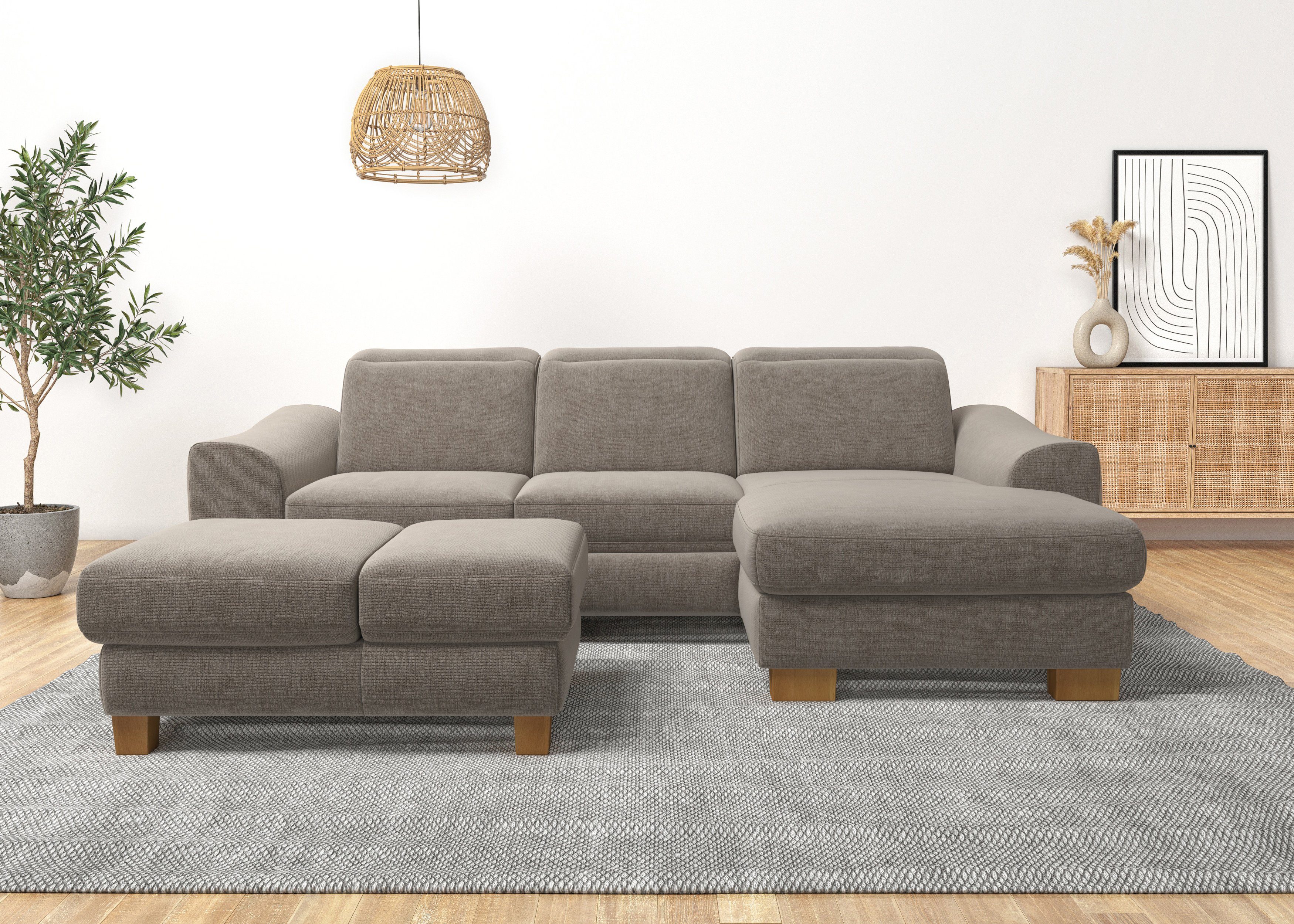 Home affaire Ecksofa Dundee L-Form, wahlweise günstig online kaufen