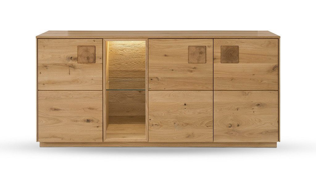Main Möbel Sideboard Sideboard 170x80cm 'Monza' Wildeiche geölt