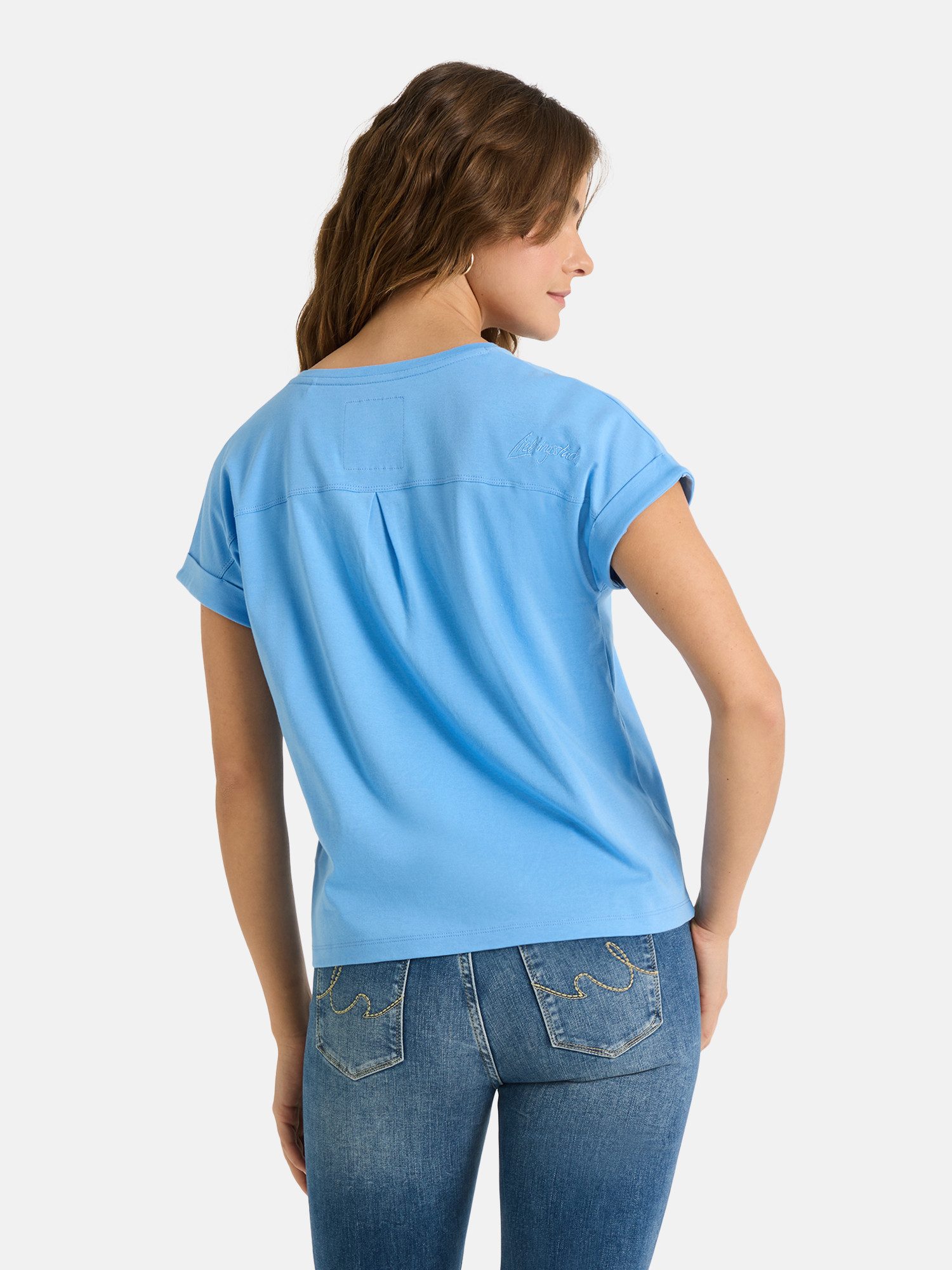 Lieblingsstück T-Shirt CamilaEP Ärmel mit Umschlag, Rundhals
