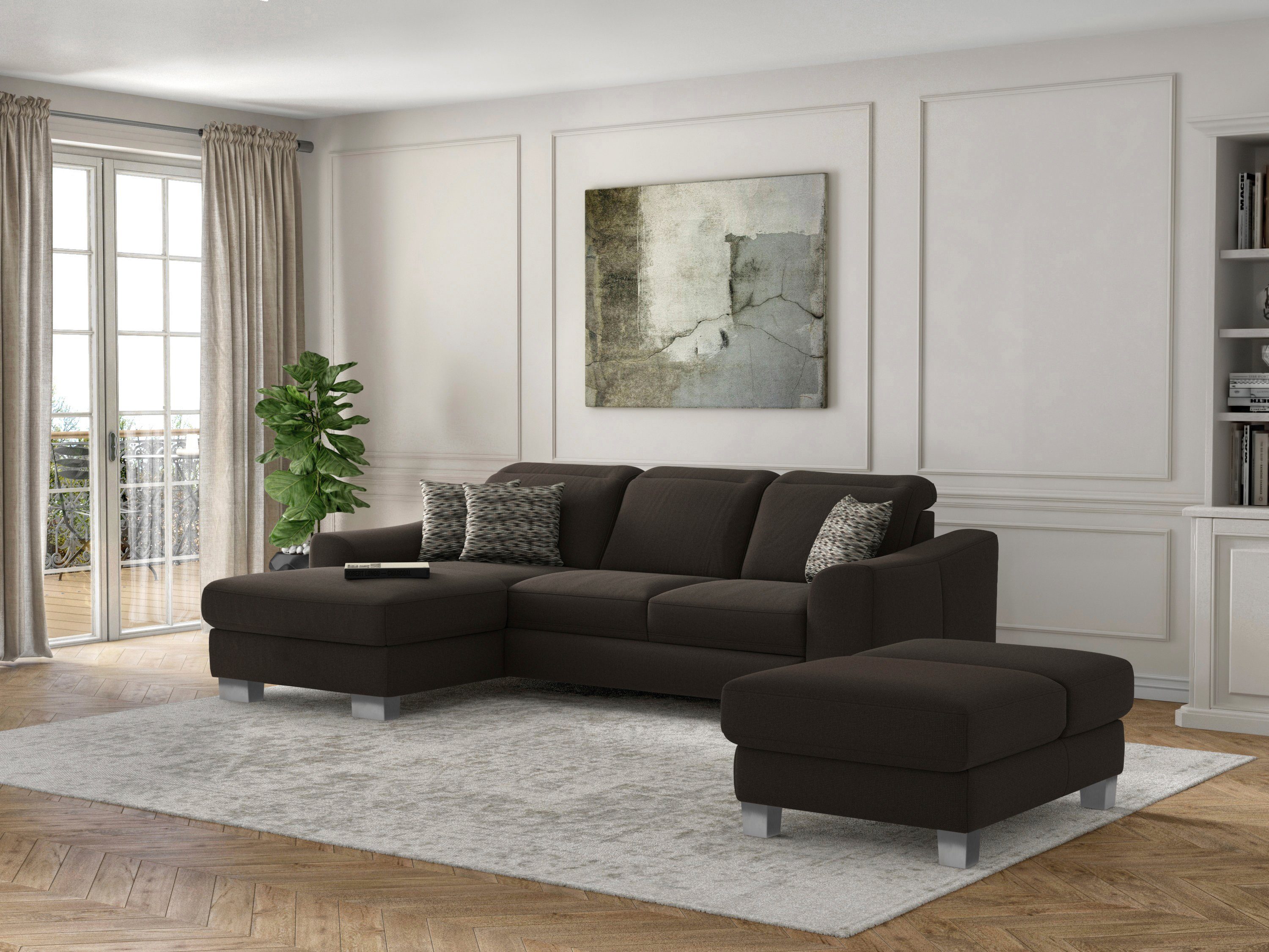 sit&more Ecksofa Dundee L-Form, mit Federkern günstig online kaufen