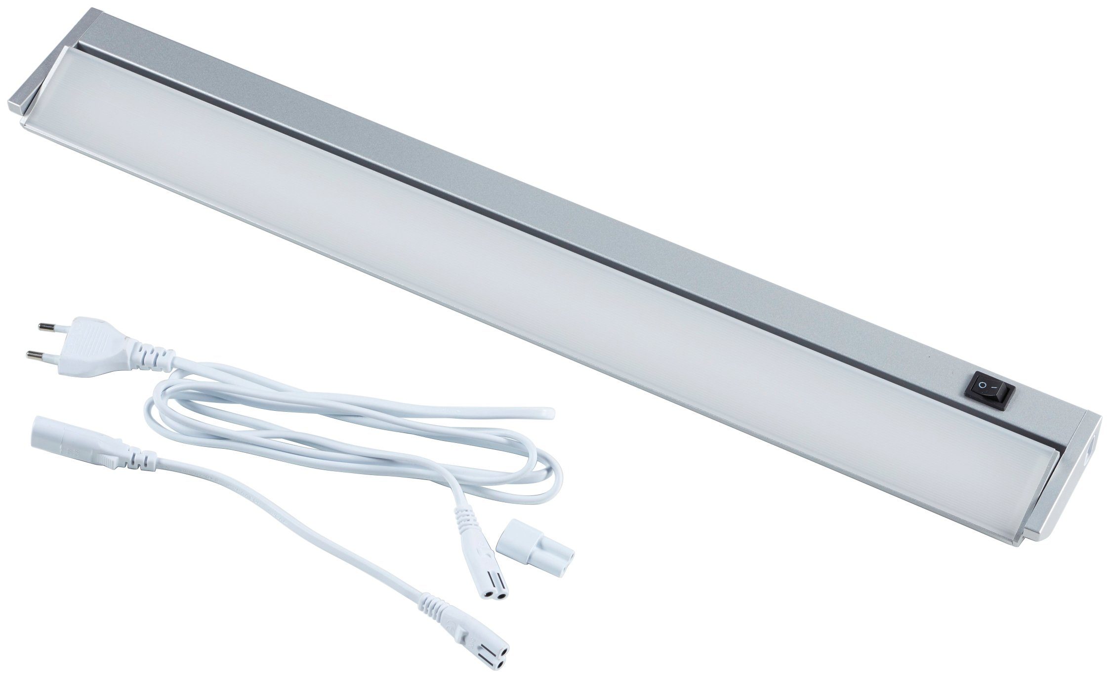 Loevschall LED Unterbauleuchte LED Striplight Lichtausbeute, LED integriert, schwenkbar Neutralweiß, 579mm, Hohe fest Ein-/Ausschalter