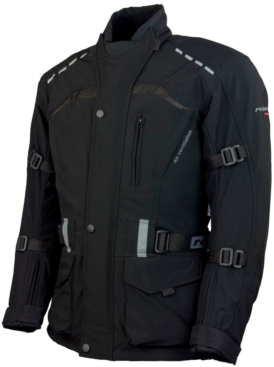 roleff Motorradjacke RO 1512 8 Taschen, 4 Belüftungslöcher, mit Sicherheitsstreifen