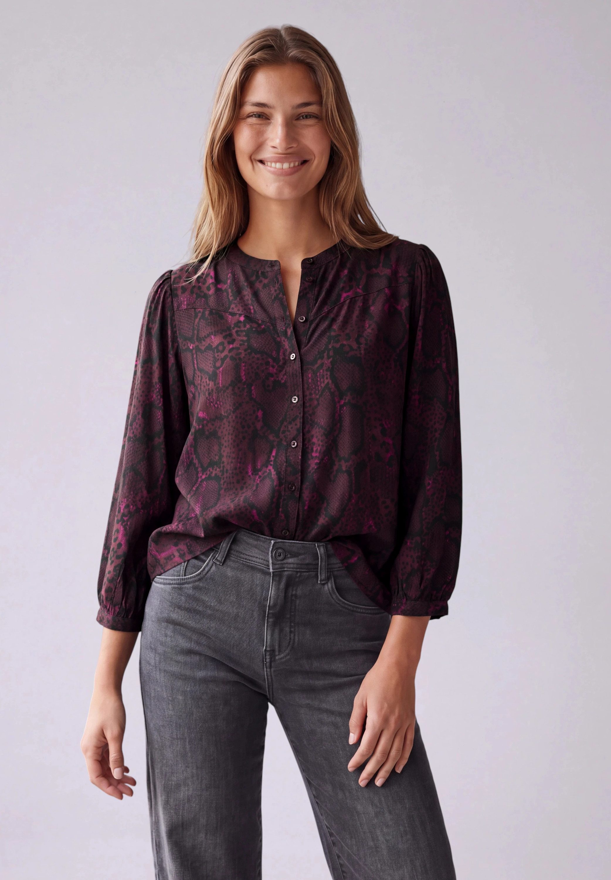 STREET ONE STUDIO Shirtbluse aus softer Viskose