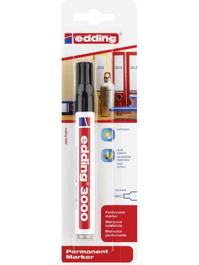 edding Collegeblock edding 3000 permanent marker schwarz