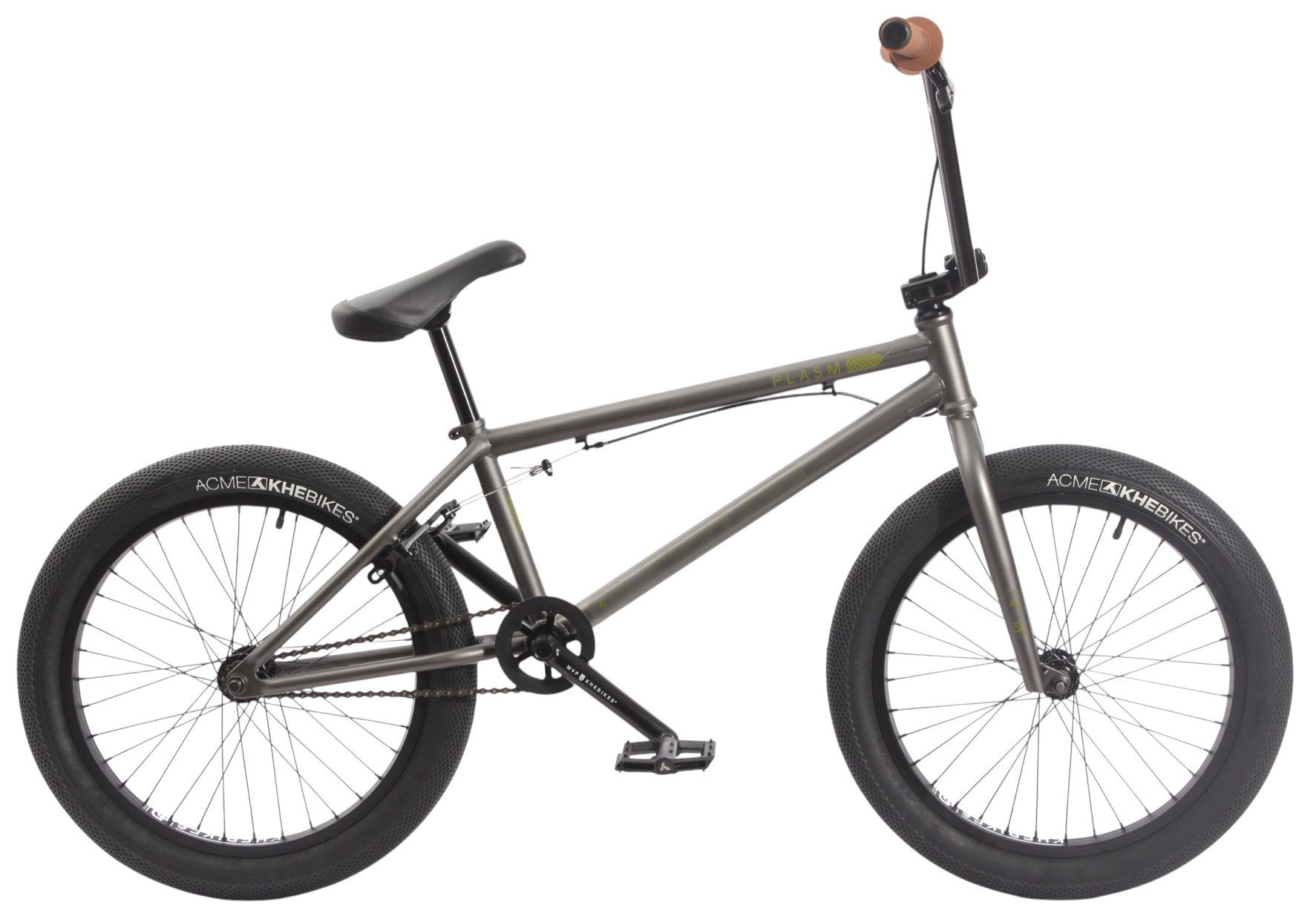 KHEbikes BMX-Rad KHE PLASM XL 20", 10,9 kg, 21,25" Oberrohr, CrMo Kurbel, 360° Rotor, 1 Gang