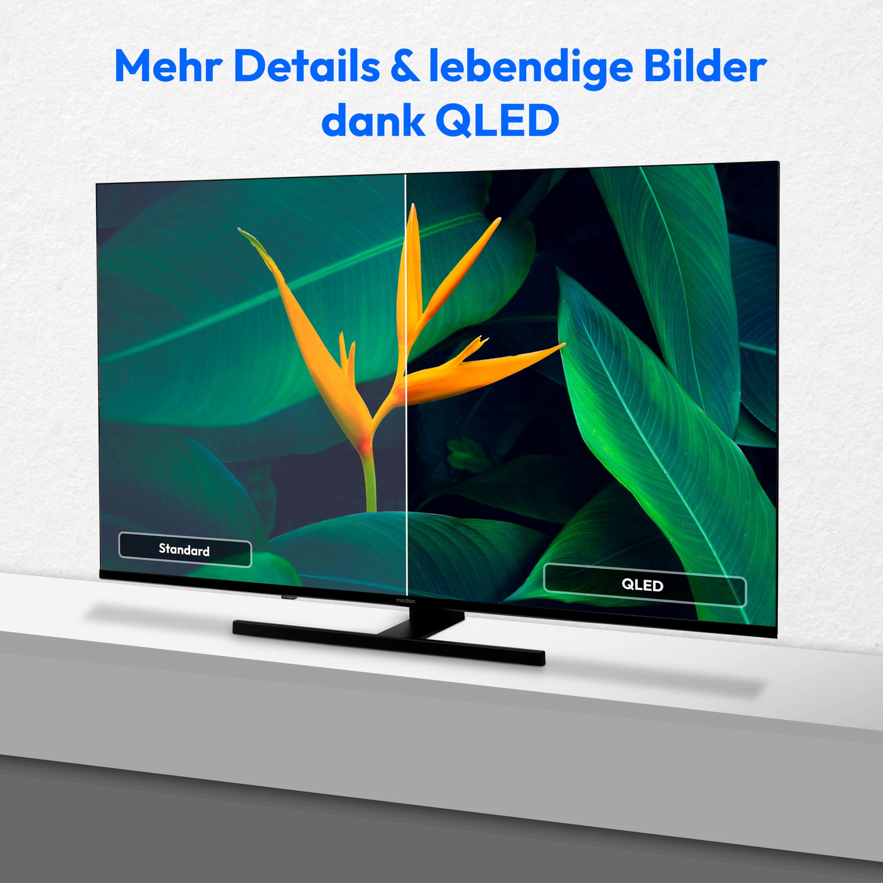Medion® MD850700 QLED-Fernseher (125.7 ...