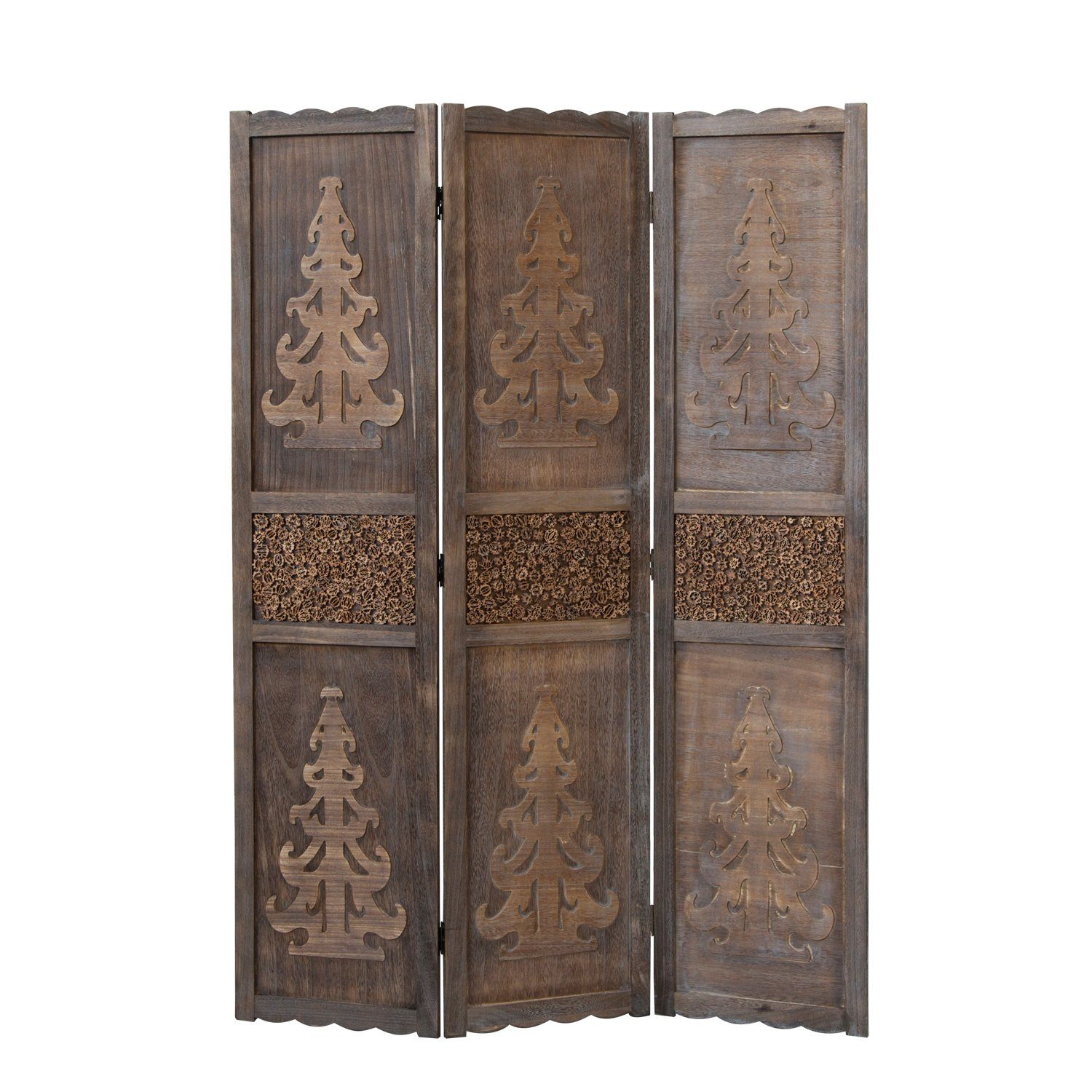 Homestyle4u Paravent Raumteiler Holz Trennwand spanische günstig online kaufen