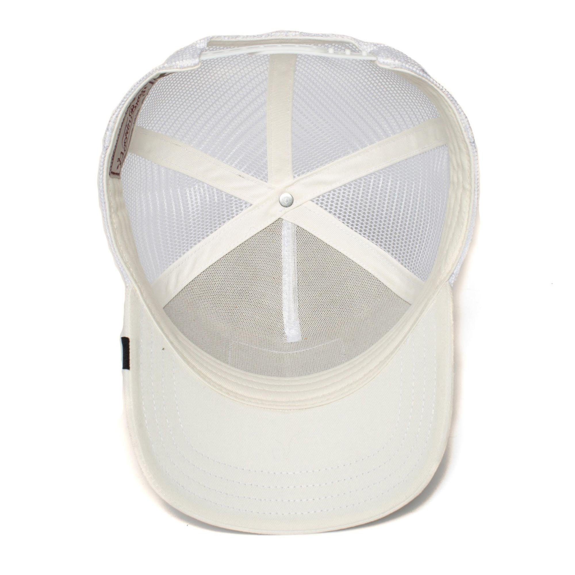 Trucker Kappe, Cap Unisex - The Bros. white Baseball Cap Size GOORIN One Frontpatch, Panther