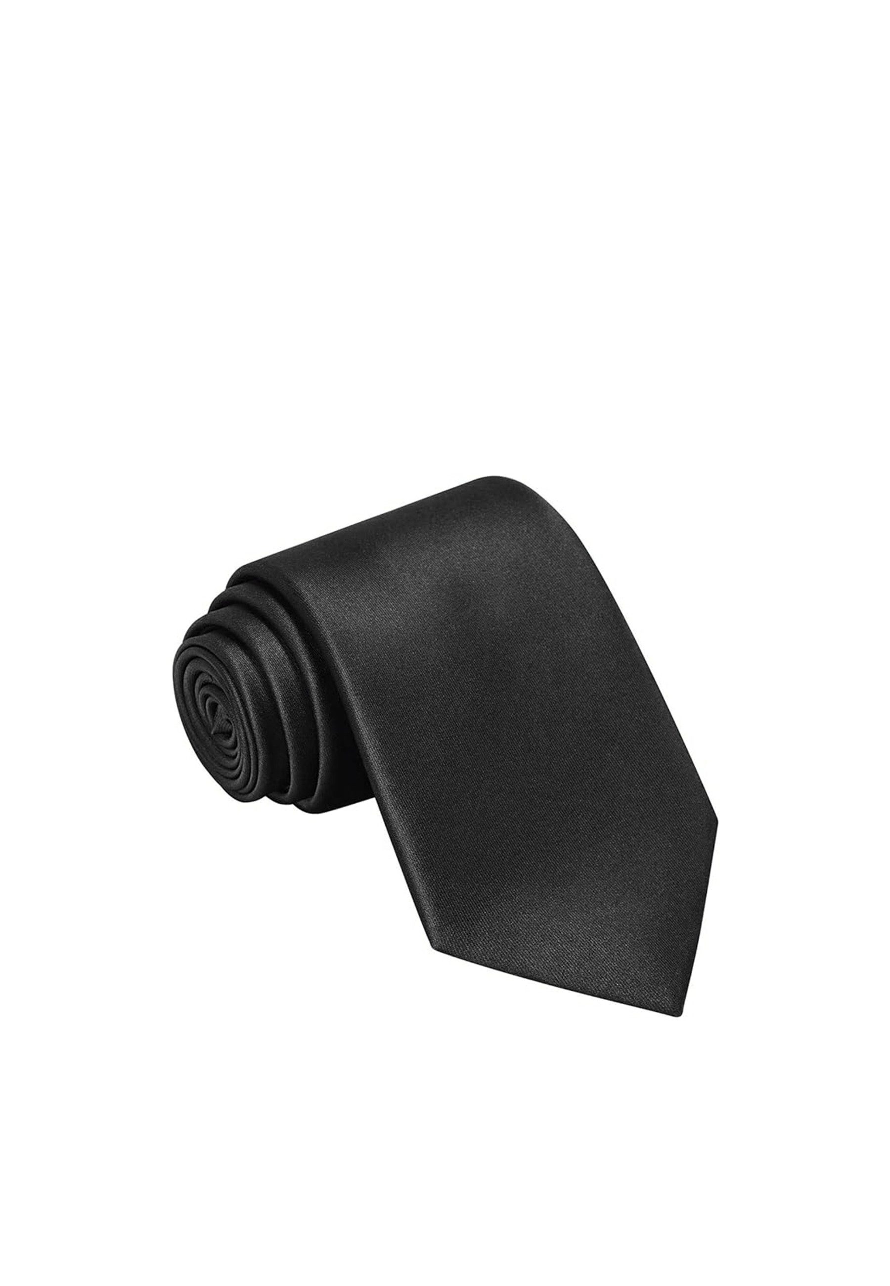 Diademita Krawatte Krawatte Satin 8 cm, für Herren klassische Krawatte. (Set) – Bild 3 von 3
