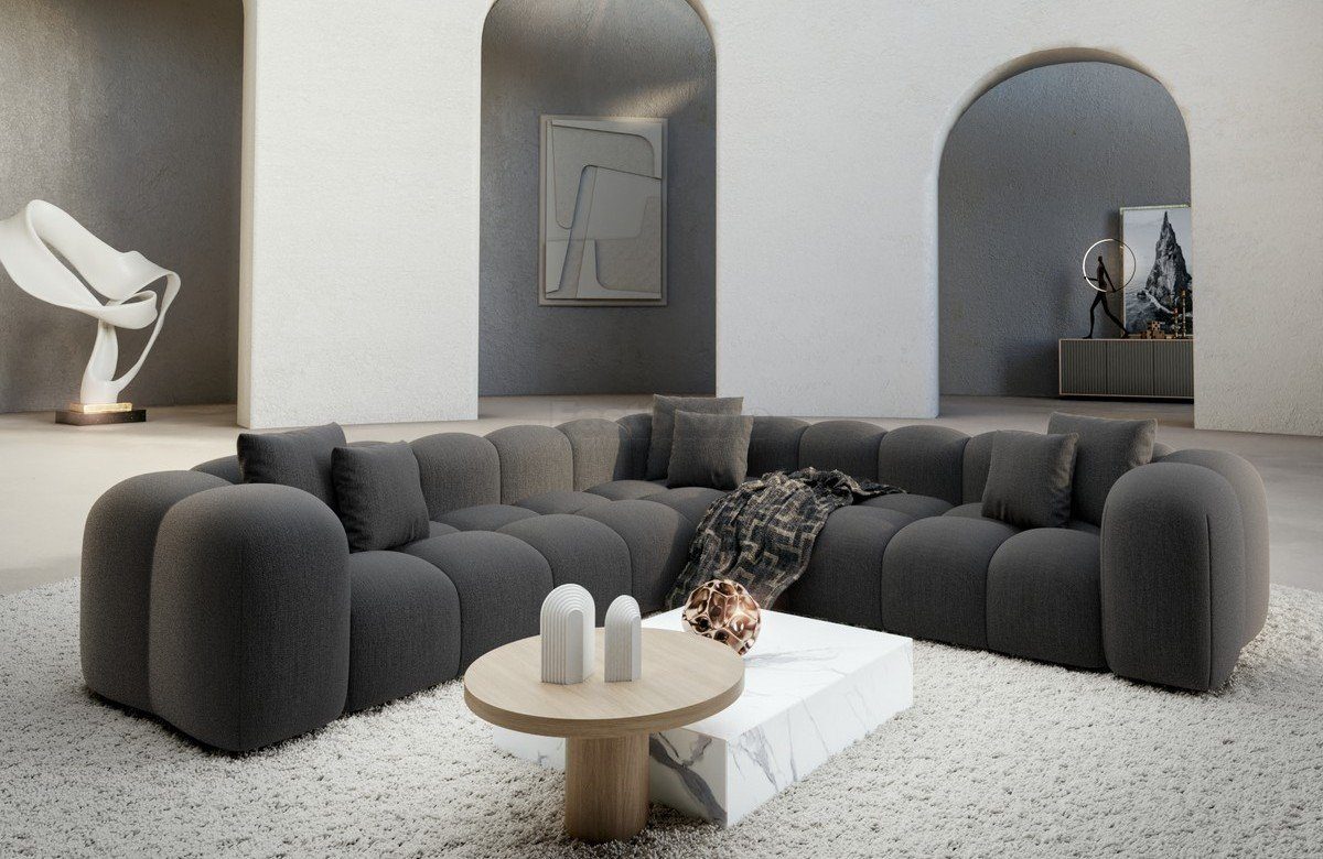 Sofa Dreams Ecksofa Modern Stoff Strukturtstoff günstig online kaufen