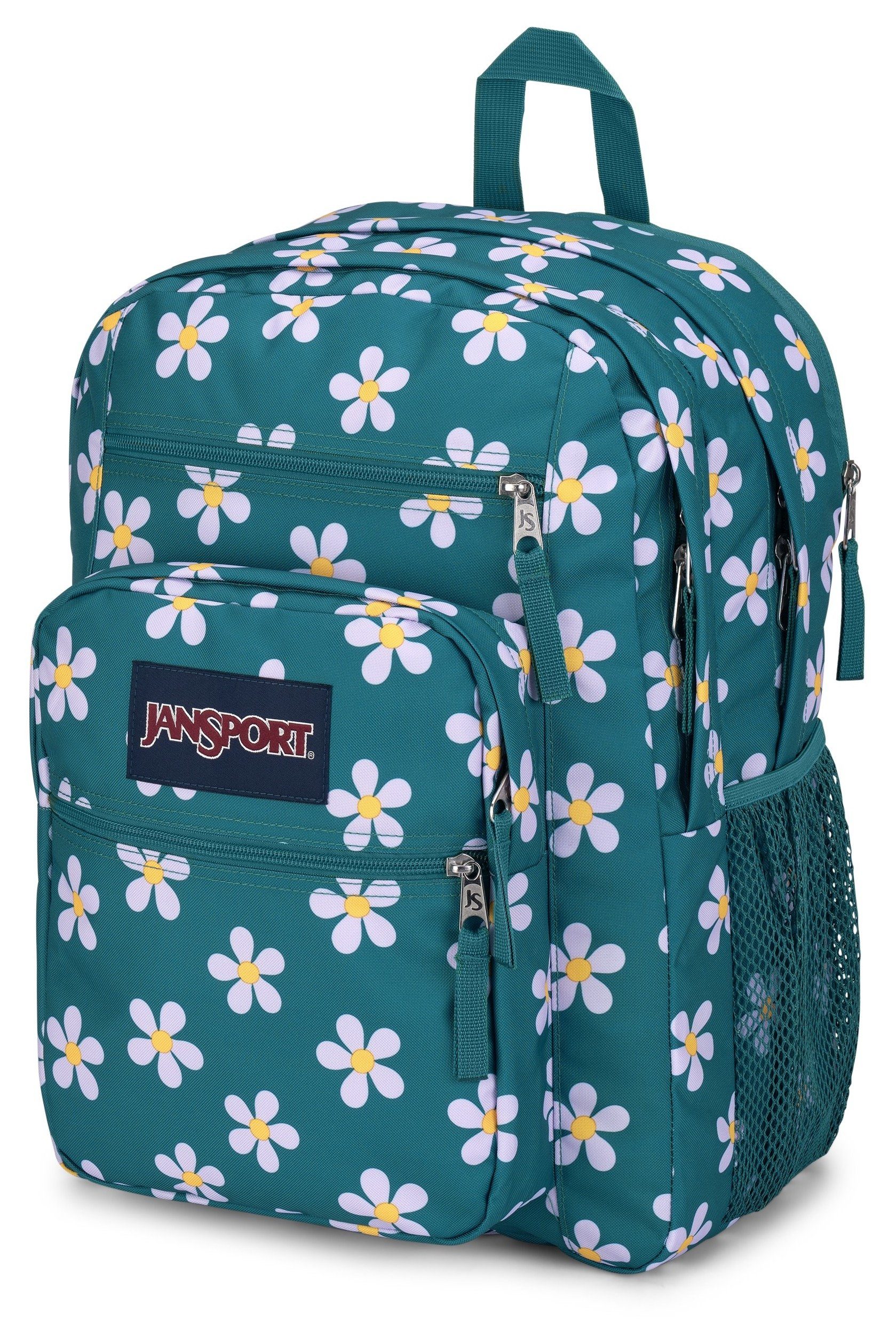 Jansport Freizeitrucksack Big Student, zahlreichen mit grün Fächern