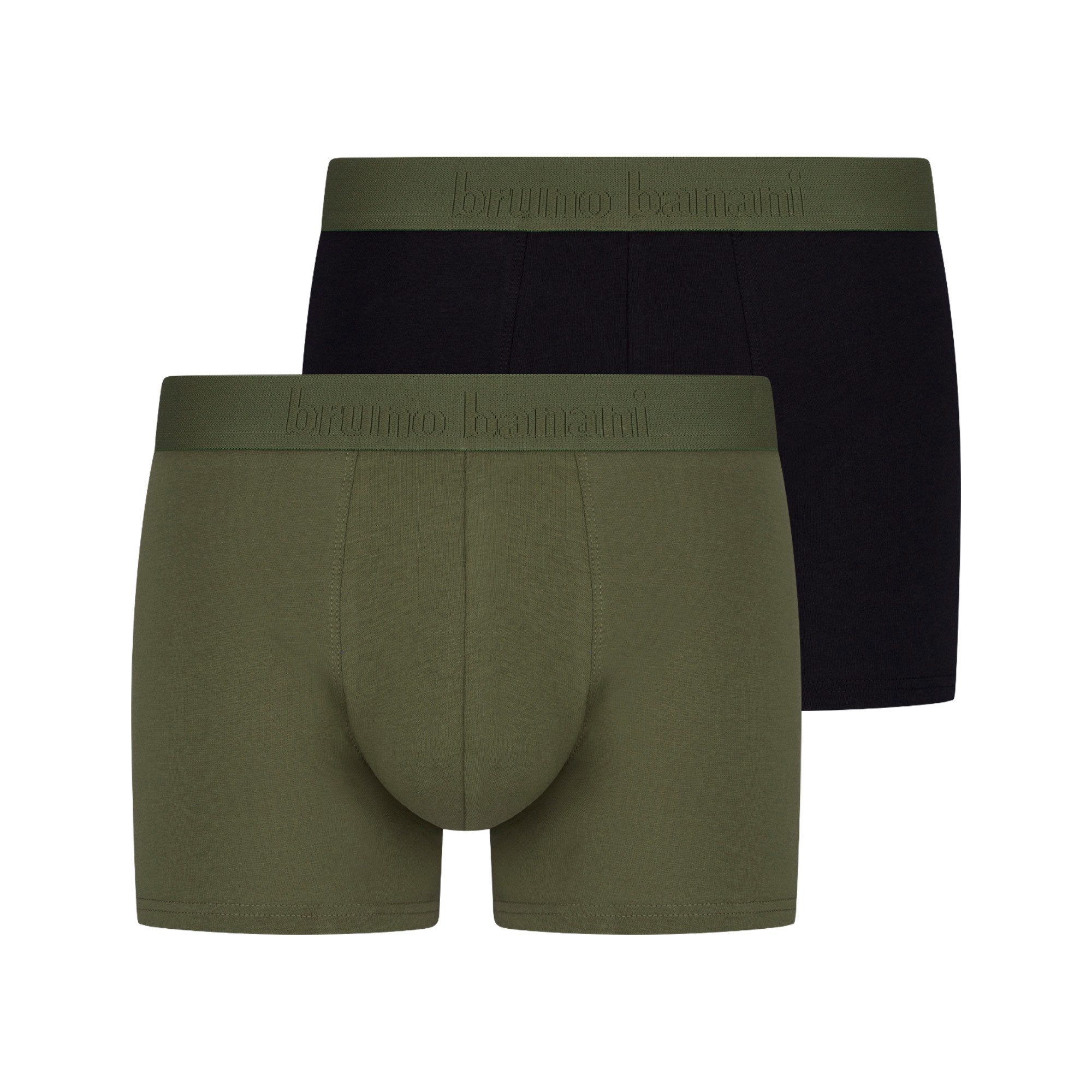Bruno Banani Boxershorts FLOWING (2er Pack) mit kontrastfarbenem Bündchen günstig online kaufen