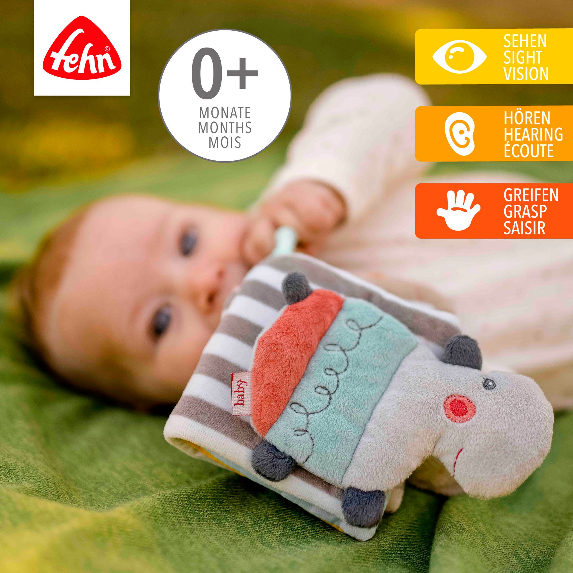 Fehn Greifspielzeug Classic Stars, Stoffbuch Loopy günstig online kaufen