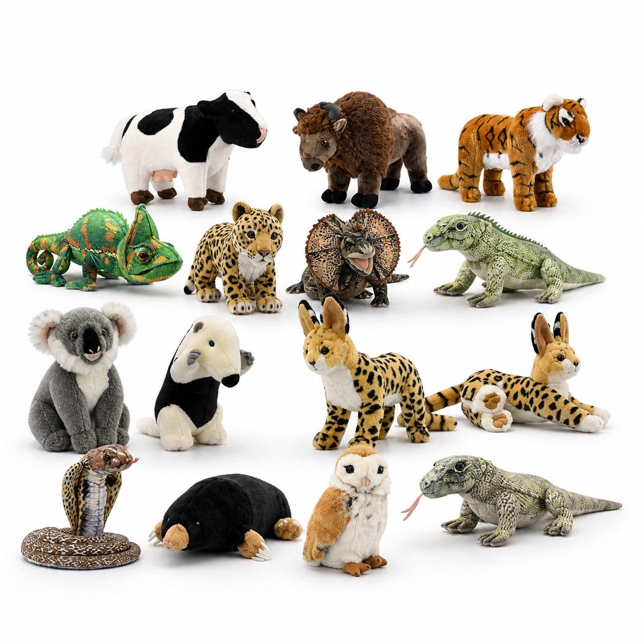Tinisu Plüschfigur Realistische Tier Kuscheltiere – Realistische und Weiche Plüschtiere
