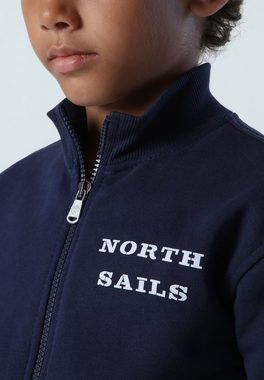 North Sails Sweatjacke Sweatshirtjacke Sweatshirt mit Stehkragen