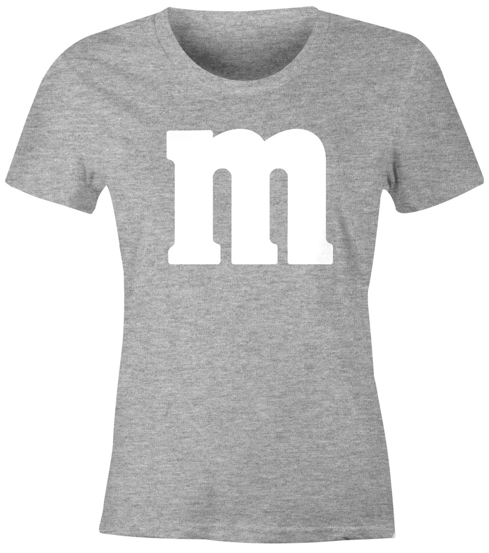 Print-Shirt Damen T-Shirt Gruppen-Kostüm M Aufdruck Kostüm Fasching Karneval Verkleidung Moonworks®