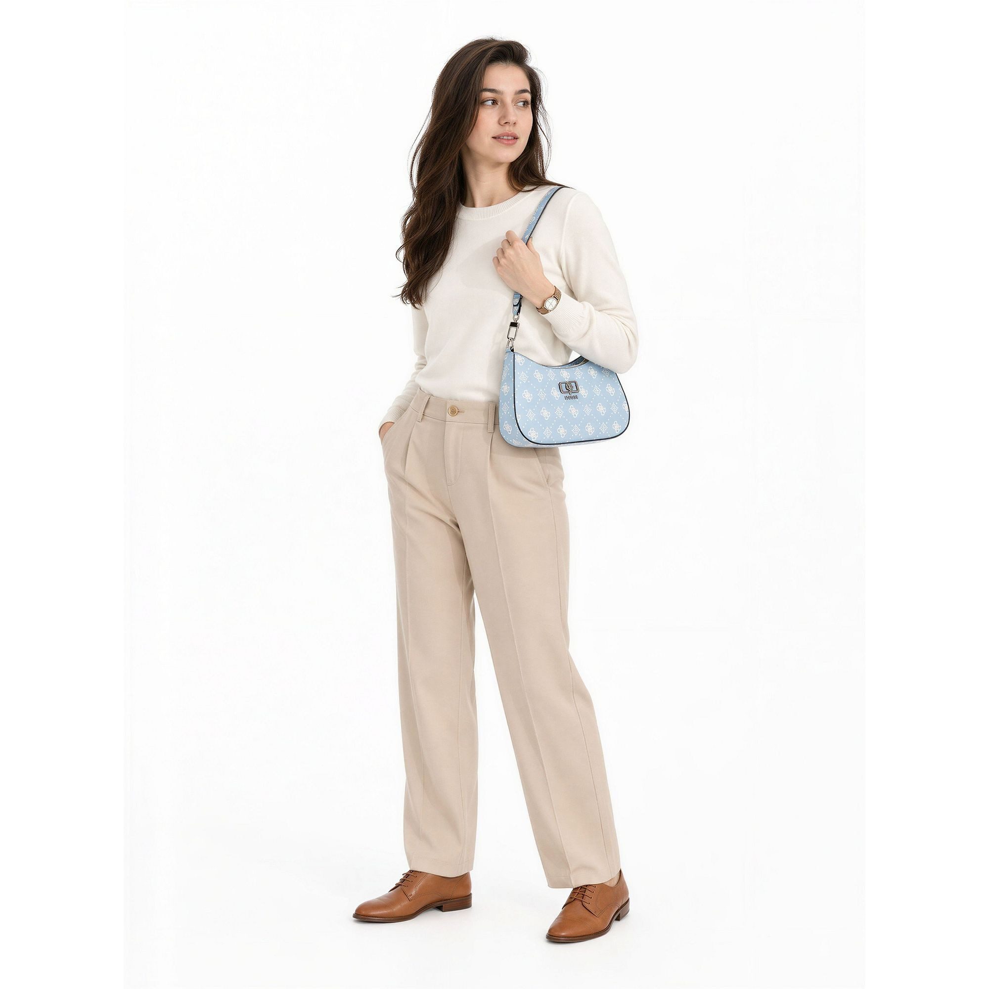 Guess Schultertasche Emelie, Polyurethan