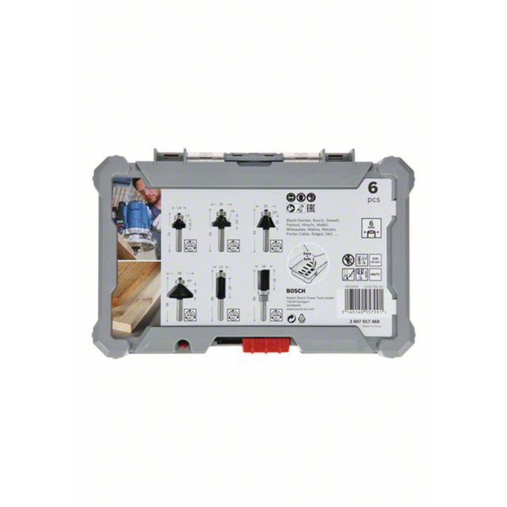 Bosch Accessories Spannzange Rand- und Kantenfräser-Set, 6-mm-Schaft, 6-teilig Bosch Accessories 26 – Bild 2 von 4