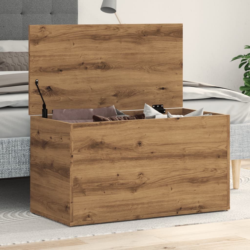 vidaXL Truhe Truhe Aufbewahrungstruhe Artisan-Eiche 84x42x46 günstig online kaufen