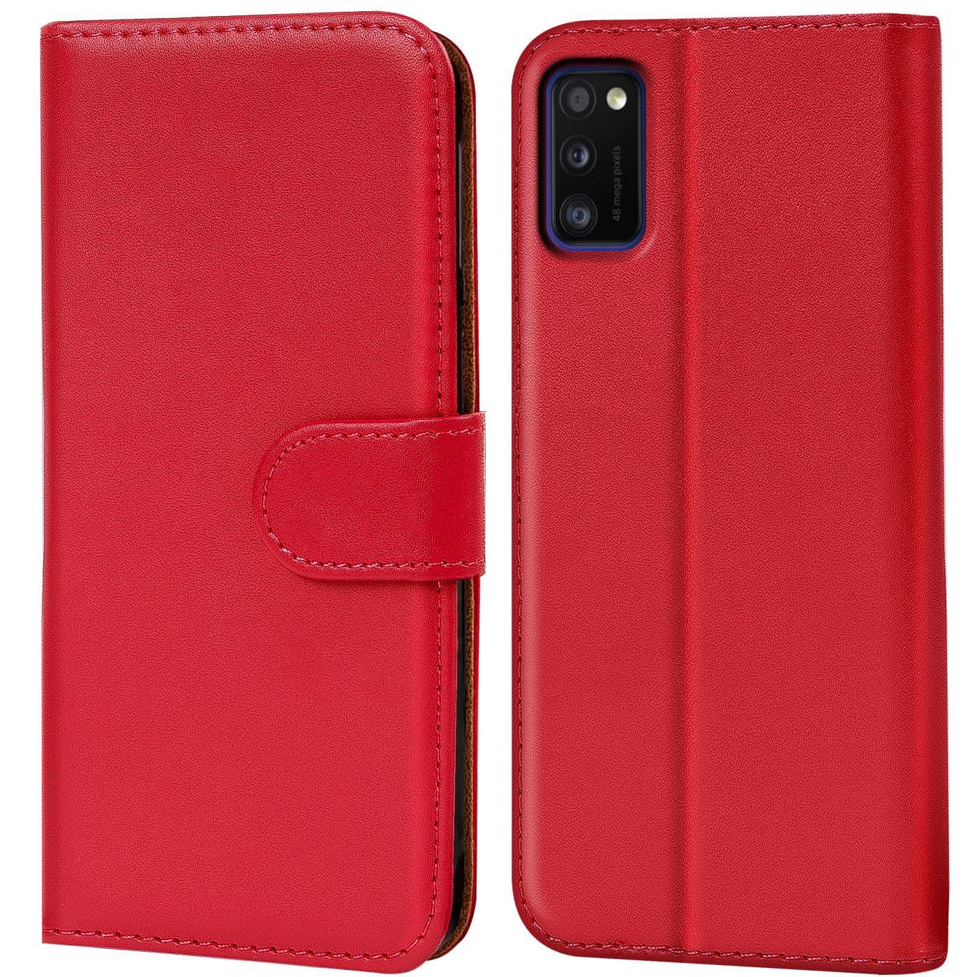 CoolGadget Handyhülle Book Case Handy Tasche für Samsung Galaxy A03s 6,5 Zoll, Hülle Klapphülle Flip Cover für Samsung A03s Schutzhülle stoßfest