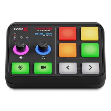 RODE X Streamer X Interface Digitales Aufnahmegerät (mit WIME-TX Mikrofon und Mikrofasertuch)