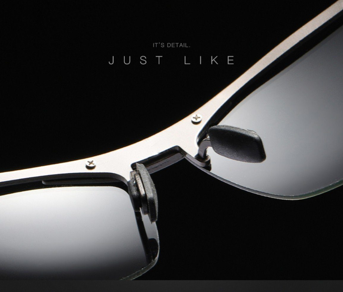 PACIEA Sonnenbrille Sonnenbrille Sportbrille silbergelb Schutz Leicht UV400 100% Herren polarisiert