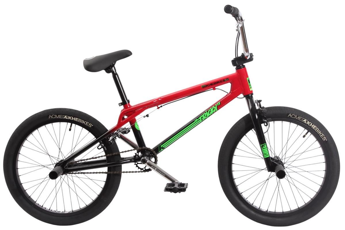 KHEbikes BMX-Rad KHE TRICKY AL 20", 10,9 kg, Aluminiumrahmen, 360° Rotor, U-Bremsen, 1 Gang