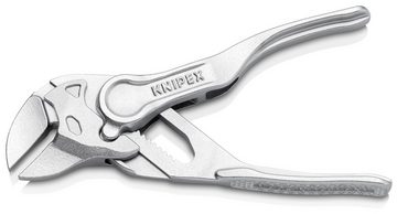Knipex Wasserpumpenzange KNIPEX 86 04 100 Zangenschlüssel XS 100 mm verchromt Zange und Schraub