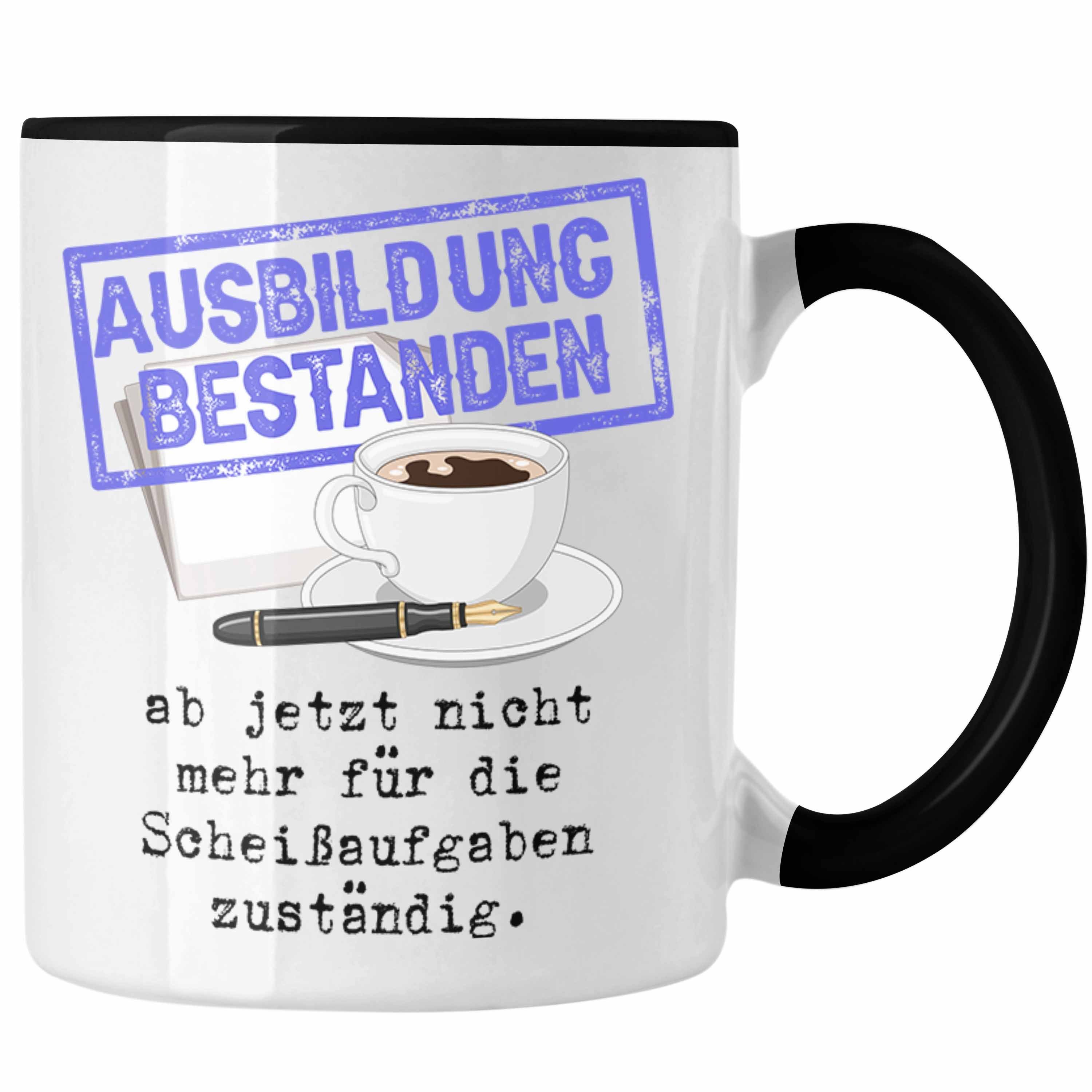 Trendation Tasse Ausbildung Bestanden Stempel Geschenk Tasse Geschenkidee Bestandene Pr